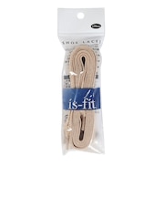 イズフィット(is-fit)シューレース 靴ひも X ポリエステル ベージュ 120cm