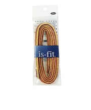 イズフィット(is-fit)シューレース 靴ひも X アウトドア チャ 120cm