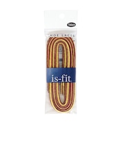 イズフィット(is-fit)シューレース 靴ひも X アウトドア チャ 150cm