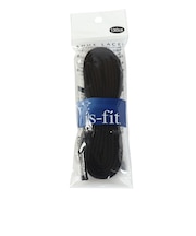 イズフィット(is-fit)シューレース 靴ひも X AC クロ 130cm