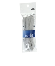 イズフィット(is-fit)シューレース 靴ひも X AC Dグレー 120cm