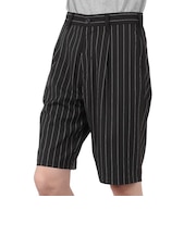エクストララージ(XLARGE)ストライプ DRESS ショートパンツ 101252031009-BLACK