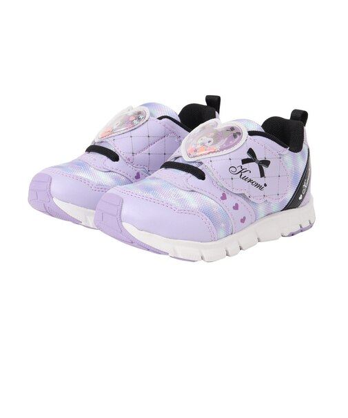 ムーンスター（MoonStar）ジュニアスニーカー ガールズ スポーツシューズ サンリオ C038 クロミ パープル 12186701 抗菌 防臭