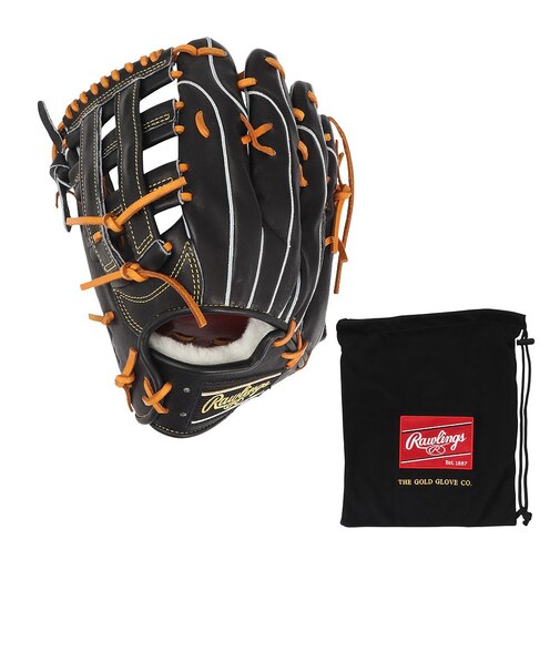 ローリングス（Rawlings）硬式用グラブ 外野手用 野球グローブ 一般 プロプリウィザード 02 左投用 GH4PW2B87MG-B-RH