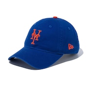 ニューエラ(NEW ERA)帽子 キャップ 9TWENTY ニューヨーク・メッツ ウォッシュドコットン キャップ ブルー Mサイズ 14525123