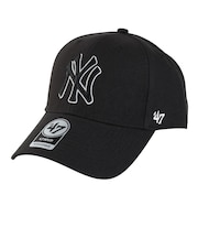 フォーティーセブン（47）帽子 キャップ エムブイピー ニューヨーク・ヤンキース 黒 55-59cm 14751296 スポーツキャップ 日よけ帽子