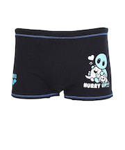 アリーナ(ARENA)競泳水着 ジュニア 男子 水泳 タフスーツ トレーニングスパッツ ショートレッグ 黒 130-140サイズ AS5FWM01B BK04…