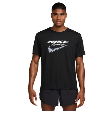 ナイキ（NIKE）ドライフィット UV ランニングトップ エナジー MILER 半袖Tシャツ HV2136-010