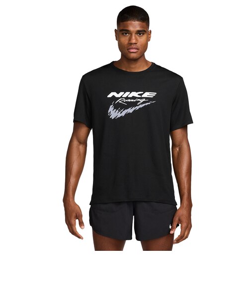 ナイキ（NIKE）ドライフィット UV ランニングトップ エナジー MILER 半袖Tシャツ HV2136-010