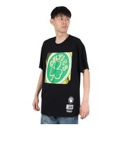 バスケットボールウェア NBA ビッグフェイス 7.0 ボストン セルティックス Tシャツ BMTR5904-BCEYYPPPBLCK
