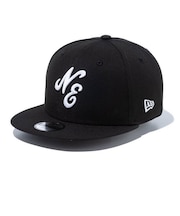 ニューエラ(NEW ERA)キャップ キッズ 950 クラシックロゴ ブラック×ホワイト 14524535 アジャスタブル サイズ調整可 ジュニア 日差し対策