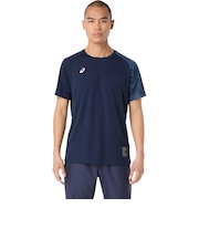 アシックス（ASICS）バレーボールウェア ドライグラフィック 半袖シャツ 2031F160.400