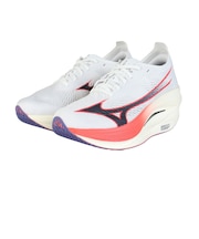 ミズノ(MIZUNO)ランニングシューズ トレーニングシューズ 部活 ウエーブリベリオンプロ3 ホワイト ネイビー U1GD253011 スニーカー