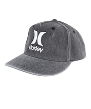 ハーレー(HURLEY)帽子 PIGMENT SB キャップ 黒 MHW2411043-BLK スポーツキャップ 日除け 日焼け対策 日差し対策 ロゴ シンプル