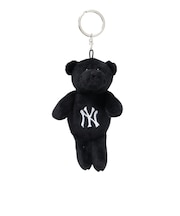 エムエルビー(MLB)イーカム MLB ぬいぐるみキーホルダー ニューヨーク・ヤンキース 黒 YK-KEY17 BLACK クマ ロゴ