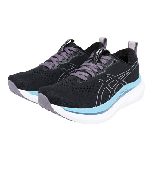 アシックス(ASICS)ランニング ジョギングシューズ グライドライド マックス ブラック グレー 1012B691.002