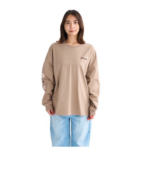 ロキシー（ROXY）BELLIS 長袖Tシャツ 25FWRLT254033BEG