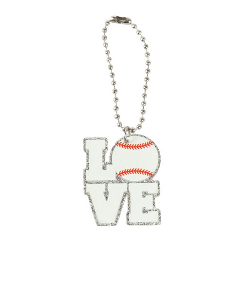 キーホルダー LOVEスポーツKC 野球 IS016 学生 部活 スポーツ 運動 記念品 スクバ チームメイト 友達