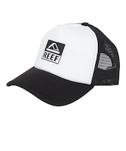 リーフ（REEF）帽子 スクエアロゴ トラッカーキャップ RFACM2502-BLK