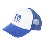 リーフ(REEF)帽子 スクエアロゴ トラッカーキャップ RFACM2502-R.BLU