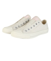 コンバース(CONVERSE)スニーカー キャンパスシューズ オールスター スリップ FE OX ホワイト ピンク 31315611 カジュアルシューズ