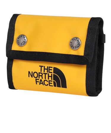ザ・ノース・フェイス(THE NORTH FACE)財布 BCドットワレット ウォレット パスケース 黄色 NM82319 SG マチ付き マルチカードホルダー