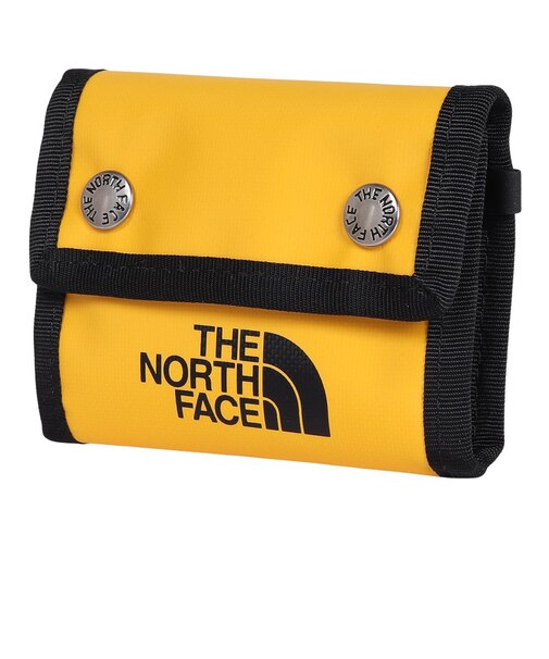 ザ・ノース・フェイス(THE NORTH FACE)財布 BCドットワレット ウォレット パスケース 黄色 NM82319 SG マチ付き マルチカードホルダー