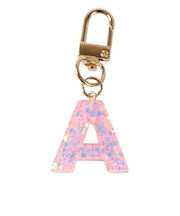 ミニ イニシャル キーホルダー A IS050 PK A
