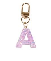ミニ イニシャル キーホルダー A IS050 PU A