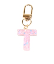 ミニ イニシャル キーホルダー T IS050 PK T