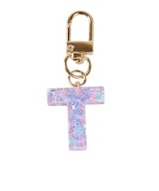 ミニ イニシャル キーホルダー T IS050 PU T