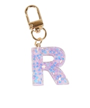 ミニ イニシャル キーホルダー R IS050 PU R