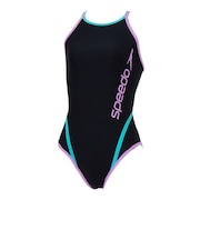 スピード(SPEEDO)競泳水着 レディース 水泳 エフシーターンズスーツラベンダー M-LLサイズ STW02550 LV スイムウェア トレーニング