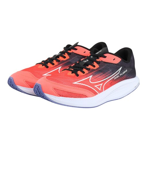 ミズノ(MIZUNO)ランニングシューズ トレーニングシューズ 部活 デュエルフラッシュ2 フラッシュオレンジ U1GD256001