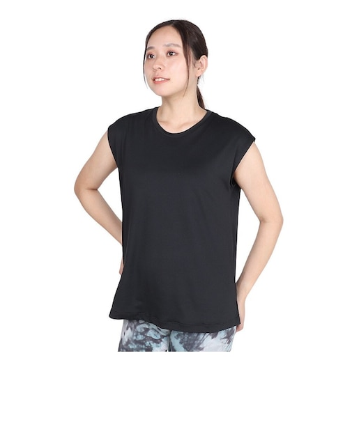 ダンスキン（DANSKIN）オールデイアクティブ ライト フレンチ Tシャツ DC724111 K