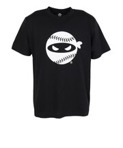 ピッチングニンジャ(PITCHING NINJA)野球ウェア ロゴTシャツ OT0125SS0011-BLK