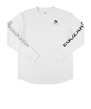 エゴザル（EGOZARU）バスケットボールウェア ワンサイドラインスリーブロゴ ロングスリーブTシャツ EZFW25ULS001C002