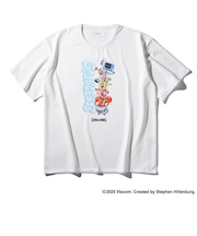 スポルディング(SPALDING)バスケットボールウェア Tシャツ スポンジ・ボブ キャラクターズ SMT25147SWH