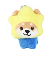 ぬいぐるみ マメしばボールチェーン 星 TMR002