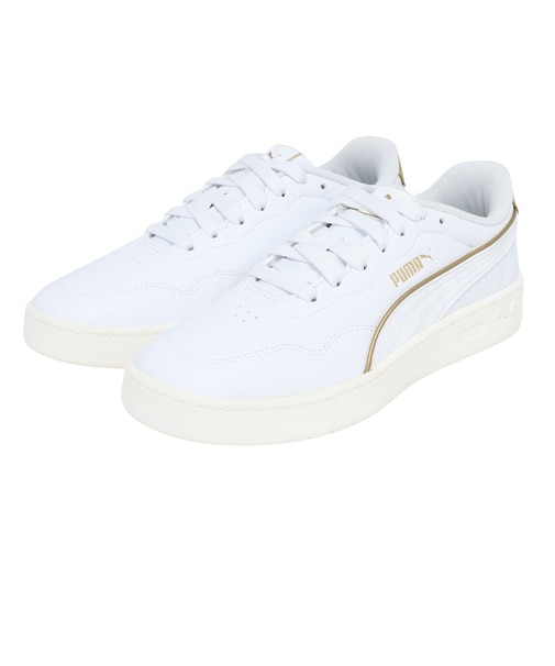プーマ（PUMA）スニーカー スポーツシューズ コート ラリー デイナイト ホワイト ゴールド 40268201 カジュアルシューズ
