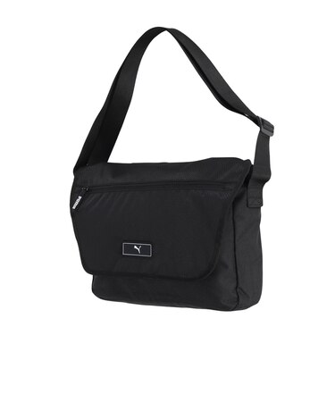 プーマ（PUMA）バック デック メッセンジャーバッグ 黒 6L 09187101 斜め掛け クロスバッグ ボディバッグ 軽量 パソコン収納
