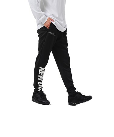 ニューエラ（NEW ERA）パフォーマンスアパレル ウォームアップ ストレッチパンツ ワードマークロゴ BLK 14861198