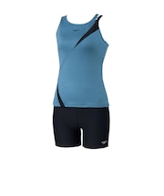 スピード(SPEEDO)フィットネス水着 レディース 水泳 ディアゴナプロ セパレーツ 青 M-3Lサイズ SFW22560 SB スイムウェア