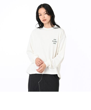 ニューバランス（new balance）クロップド ロングスリーブTシャツ AWT55654SST