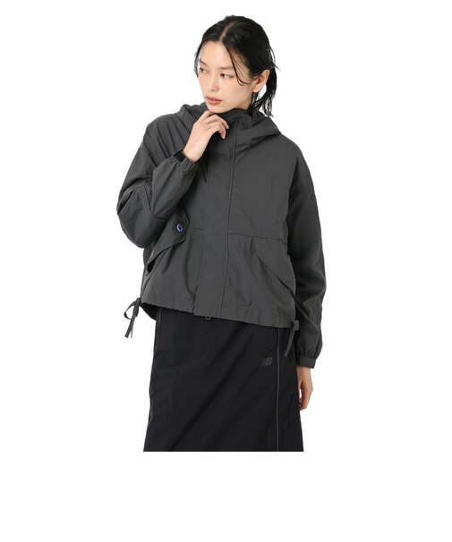 ニューバランス（new balance）ODフーデットタスランジャケット AWJ55652BLK