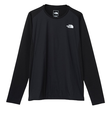 ザ・ノース・フェイス（THE NORTH FACE）ロングスリーブハイブリッドGTDメランジクルー NTW62577 K