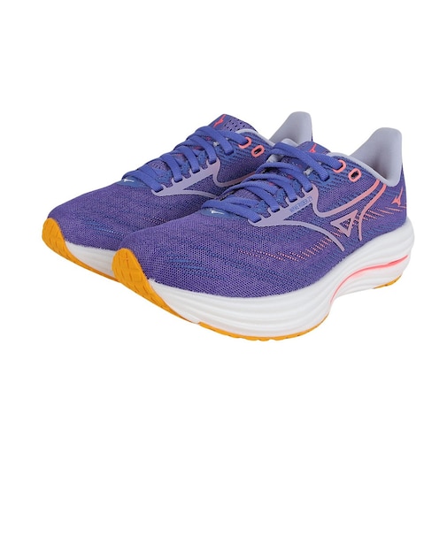 ミズノ(MIZUNO)ランニングシューズ ジョギングシューズ ウエーブライダー29 SW パープル ホワイト J1GD250627