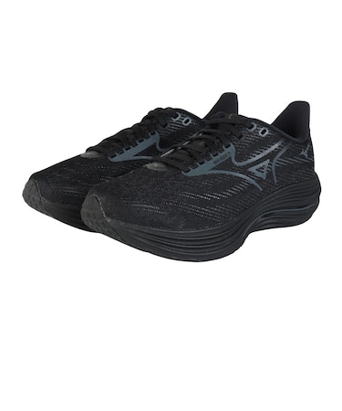 ミズノ(MIZUNO)ランニングシューズ ジョギングシューズ ウエーブライダー 29 SW ブラック J1GC256503