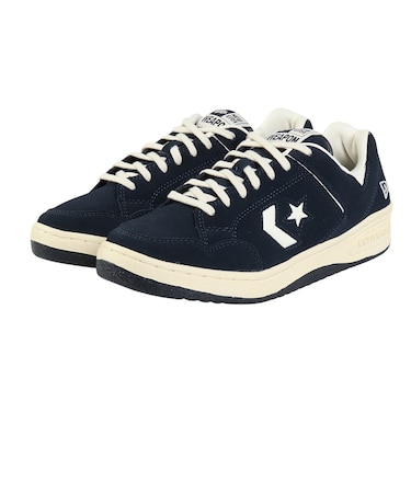 コンバース（CONVERSE）スニーカー タウンシューズ ウエポン スエード OX/NE ネイビー 33701950 カジュアル スポーツ
