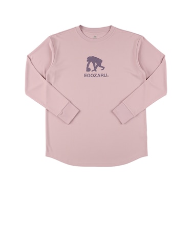 エゴザル（EGOZARU）バスケットボールウェア ラインロゴ バックプリント 長袖Tシャツ EZFW25ULS008 C220